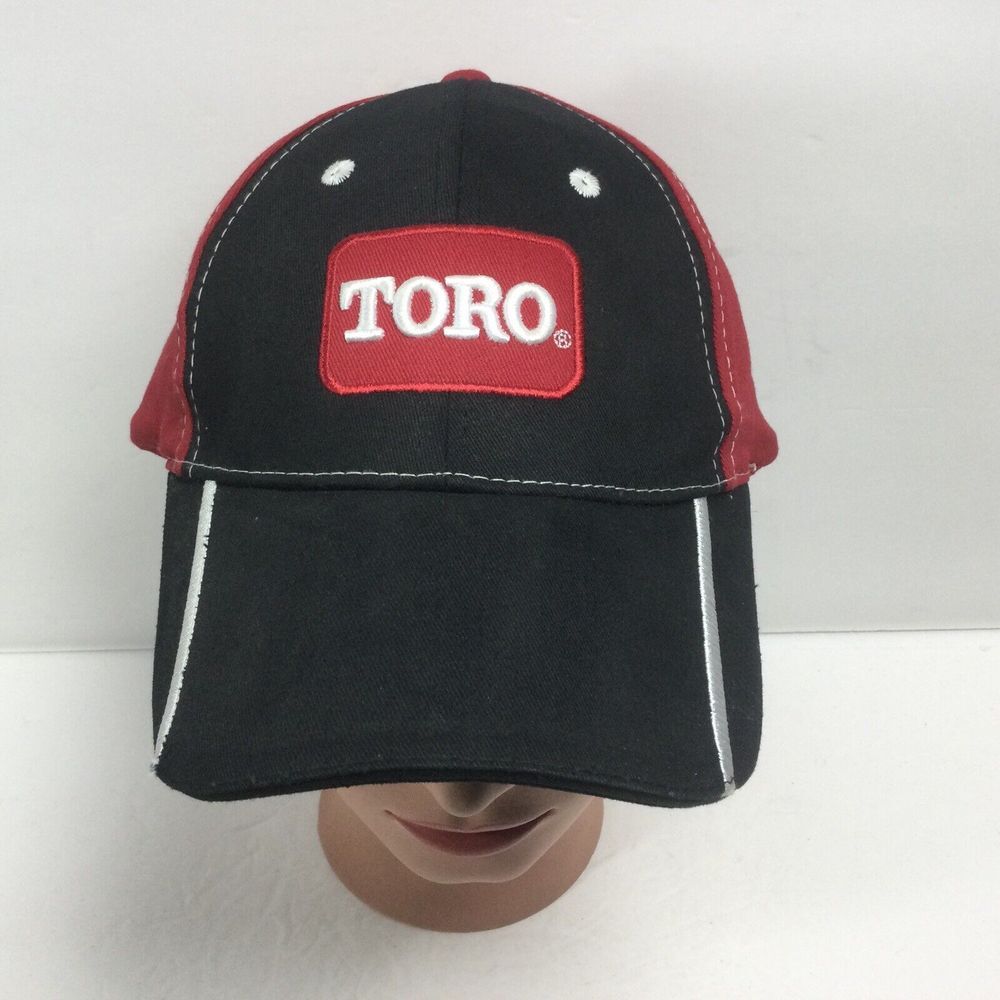 Toro Equipment hat Lawn Tractor‎ landscaping cap red black adjustable